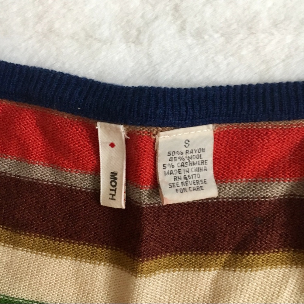 Anthropologie Striped Light Sweater - Picture 6 of 7